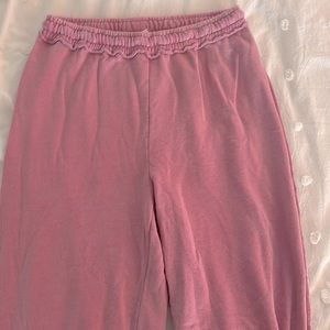 pink sweatpants
